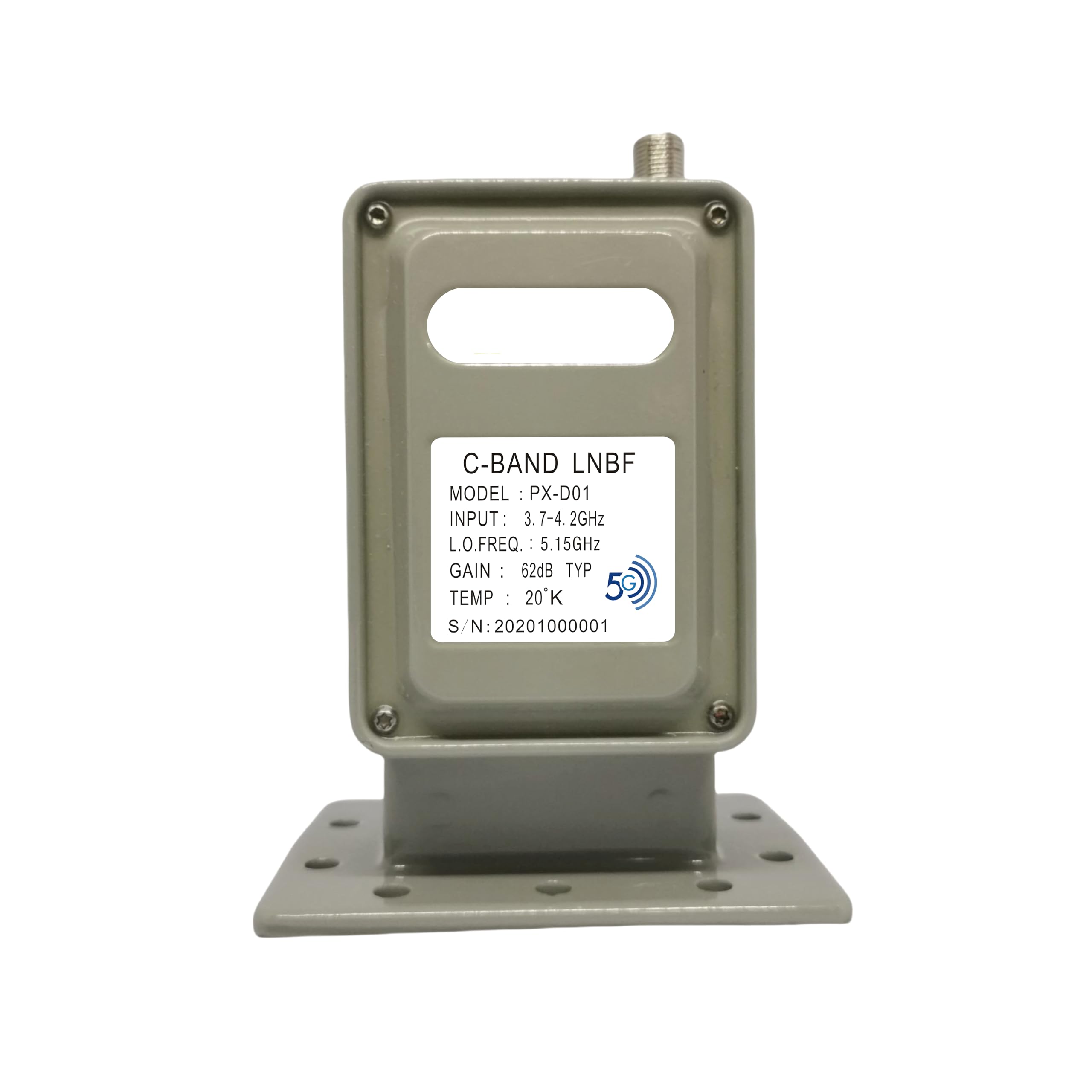 Bande C LNBF Single POLARITY SORTIE LNBF 5G LNB