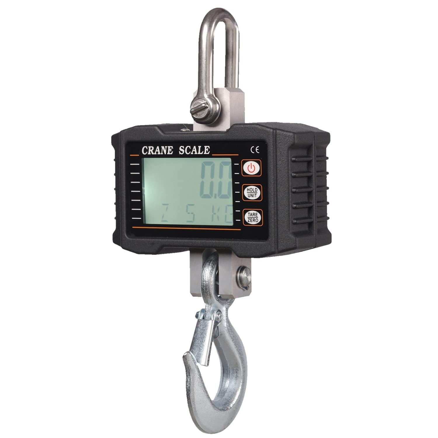 SaryEdge Digital Hanging Scale 1000kg/2204lbs Heavy Duty Crane Scale Unit Change/Data Hold/Tare Industrial Hook Scales Electronic Weigher, Portable Electronic Weighing Crane,