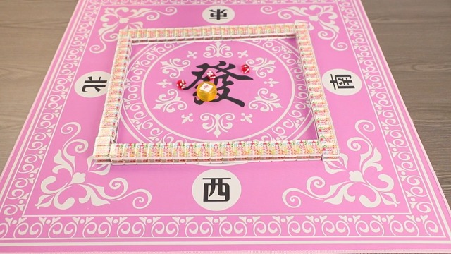 Mahjongmatten met opbergtas, dikke Mahjong-tafelmat, antislip