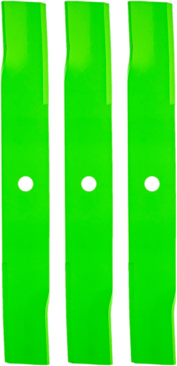 8TEN LawnRAZOR Blade for Kubota BX2360 BX24 BX2660 ZG127S ZG23 GR2110 K5617-34330 K5617-97530 54-Inch High Lift 3 Pack