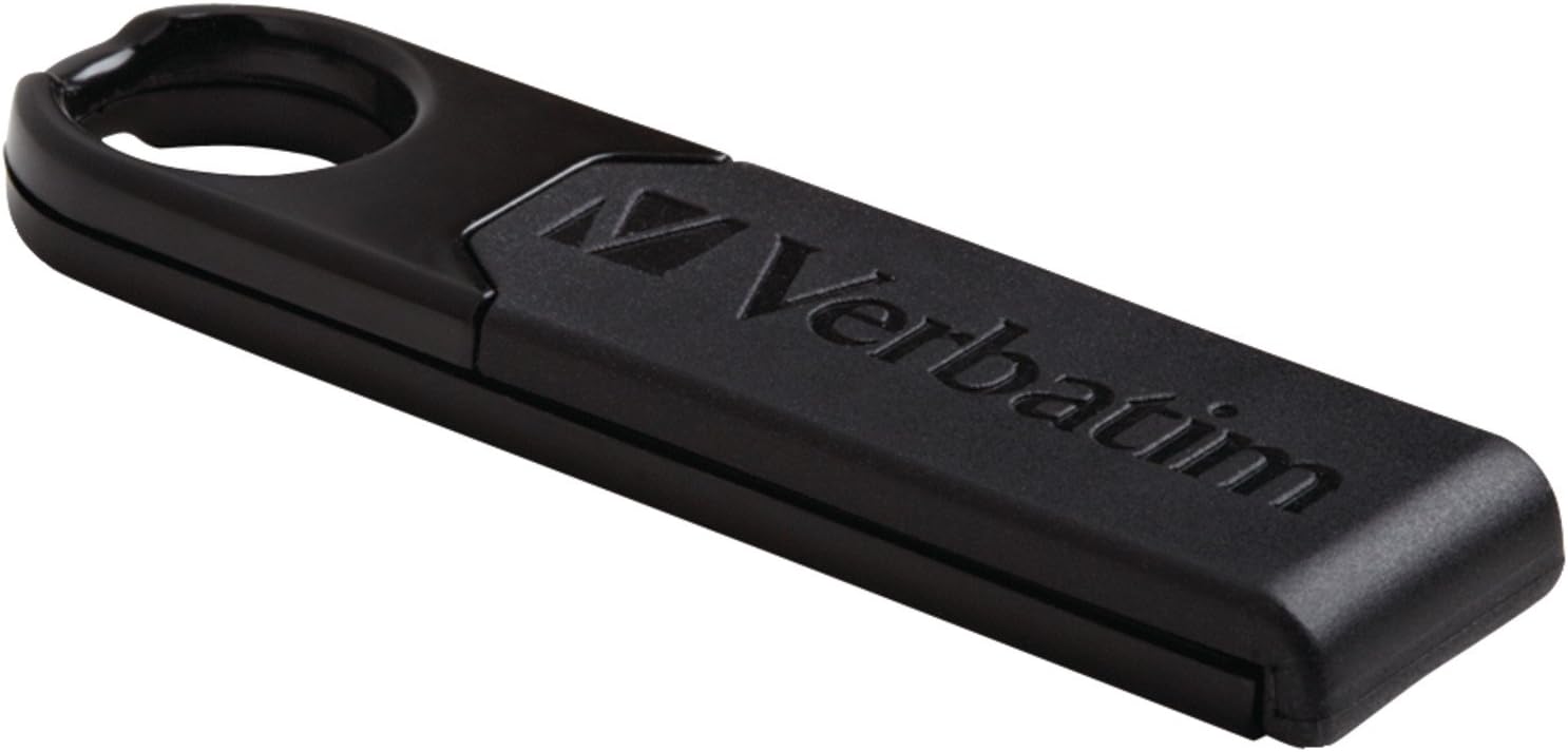 Verbatim 8GB Store 'n' Go Micro Plus USB 2.0 Flash Drive, Black 97766