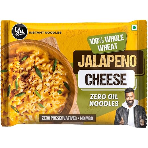 Whole Wheat Jalapeno Cheese Noodles - Quick 70g
