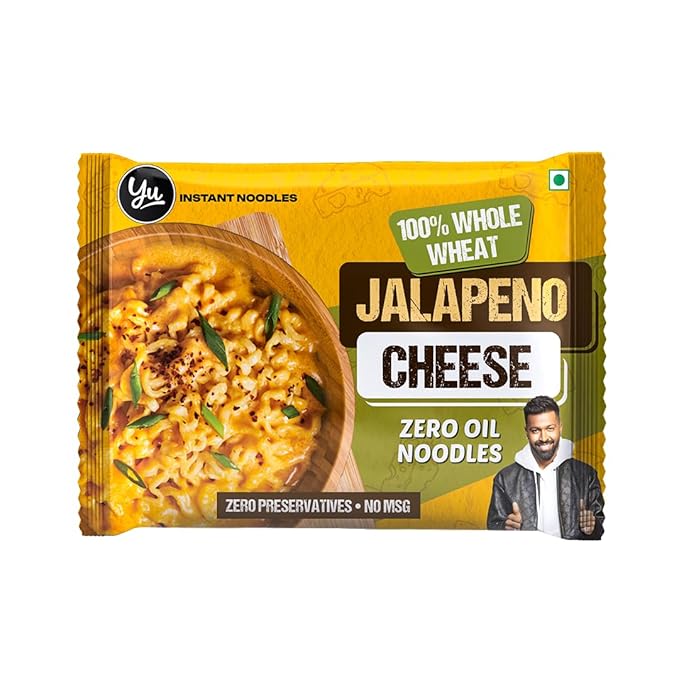 Yu 100% Whole Wheat Jalapeno Cheese Instant Noodles 70g