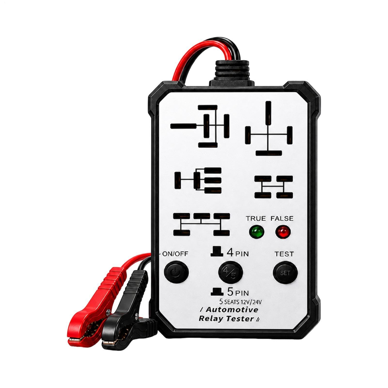 Comprobador de relés 12V 24V de coches y circuito inspector SUV 8