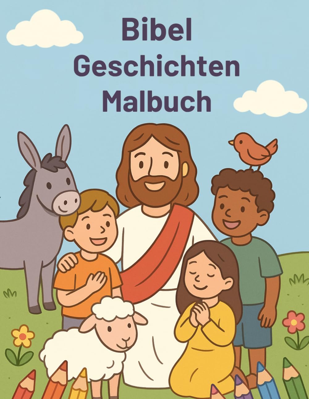 Bibel Geschichten: Malbuch