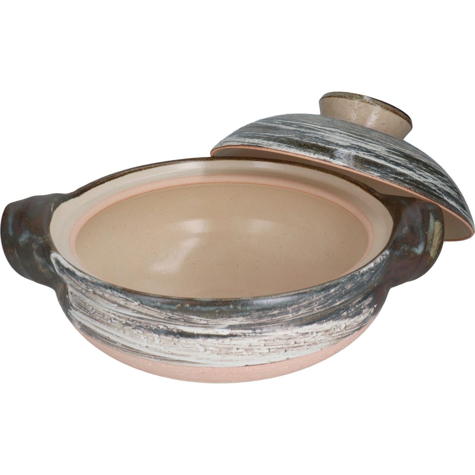 Amazon｜長谷製陶 伊賀 土鍋 大 3-5人用 約31cm 約3600ml 直火