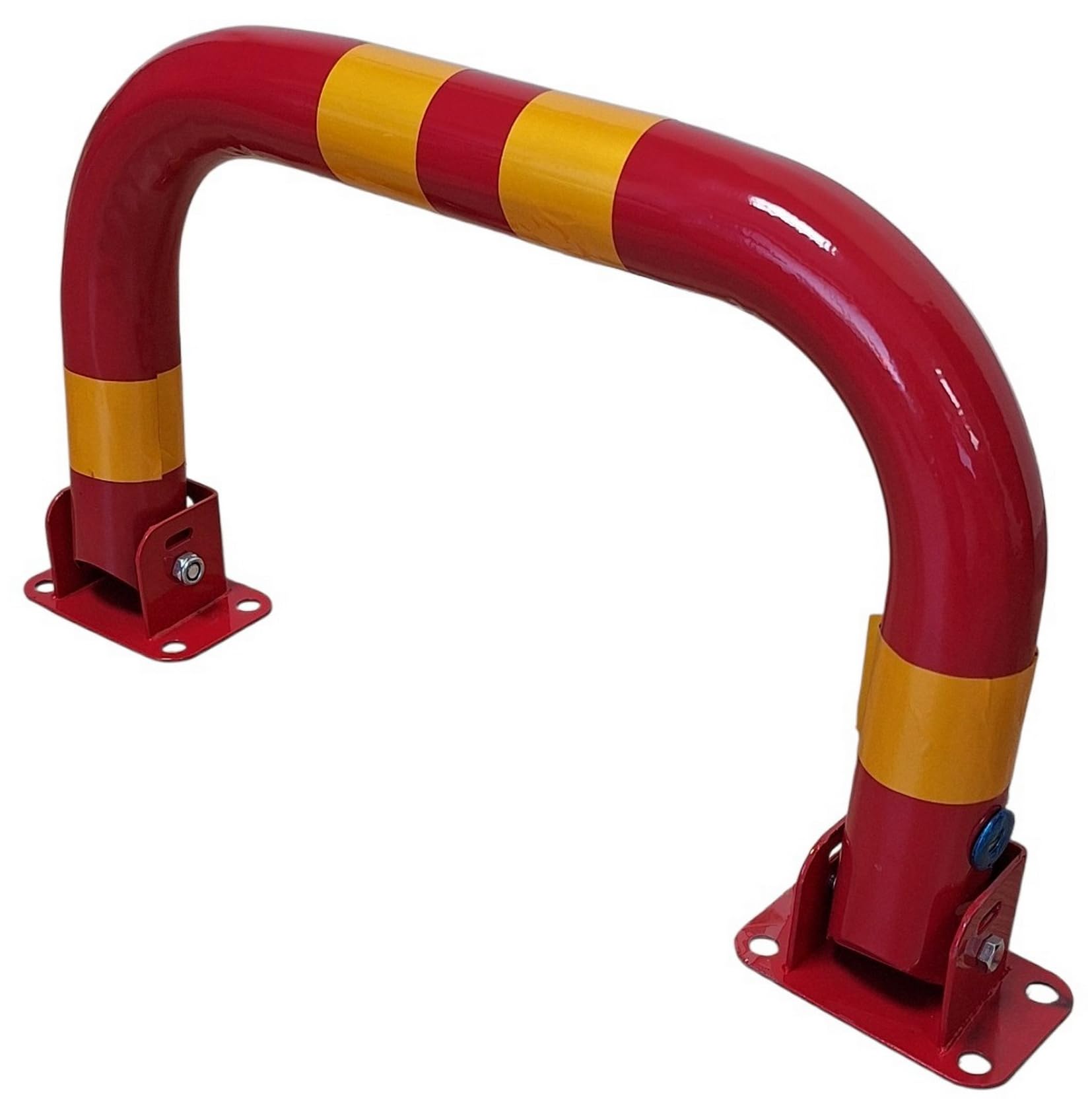 Ferretelix® Cepo Parking 60 cm x 33 cm x 8 cm - Barrera parking - Valla parking - incluye 2 llaves de seguridad. Abatible | Cerradura de seguridad