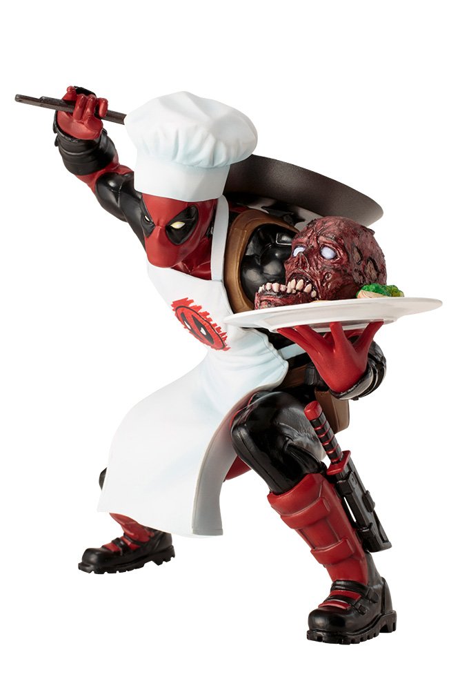 【値下げ中】ARTFX+ クッキング デッドプール 1/10 Amazon.co.jp: ARTFX+ MARVEL UNIVERSE クッキング デッドプール 1/10
