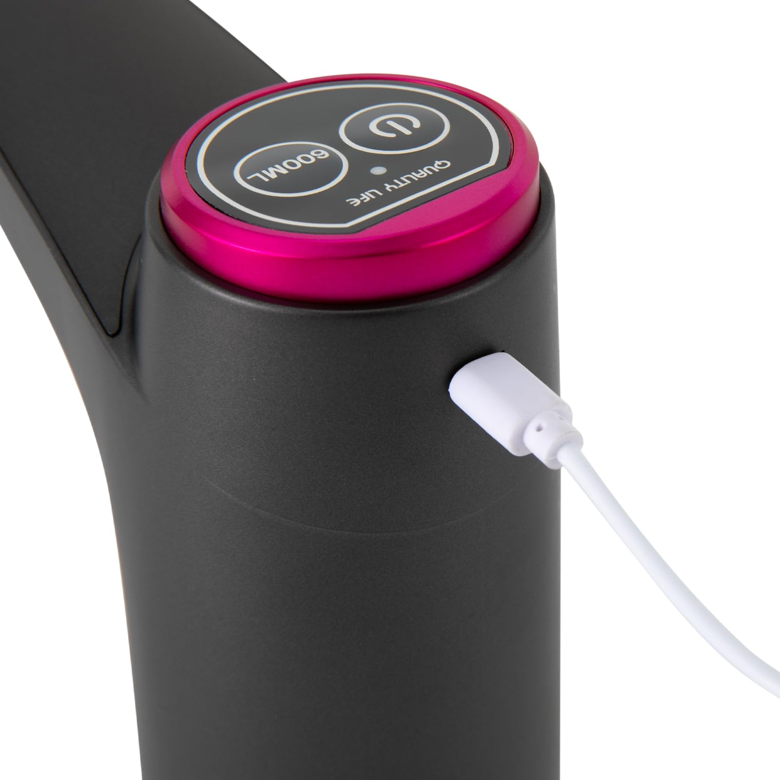 Pompe électrique distributeur d'eau pour bouteille d'eau | Distributeur d'eau pour la maison, le bureau, la cuisine, le camping, fonction de charge USB, compatible avec différents types de seaux (noir