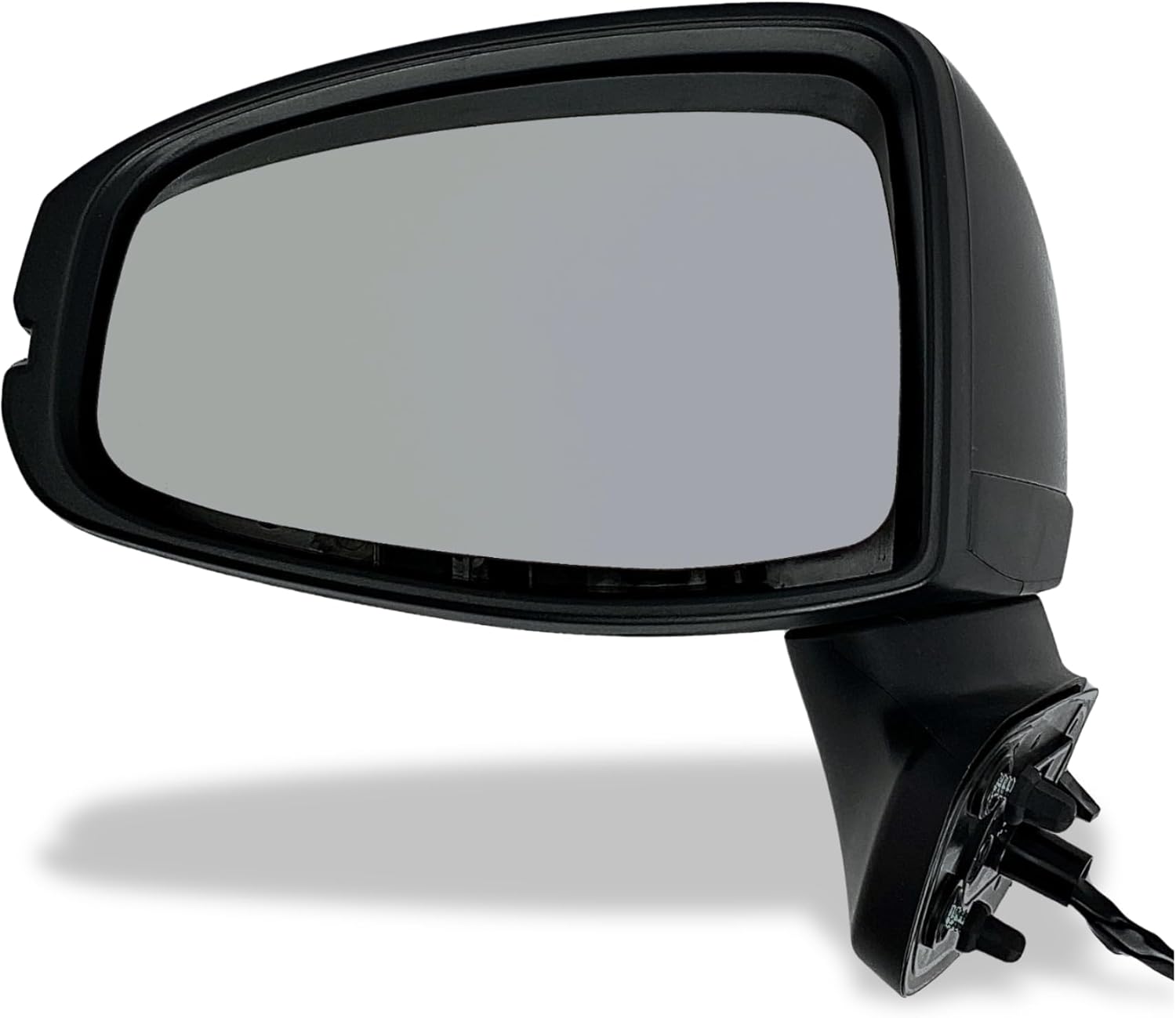 Spieg Driver Side Mirror for 2015-2020 Honda Fit Power Adjusted Heated Glass Turn Signal Light Black 7 Pins Left HO1320333