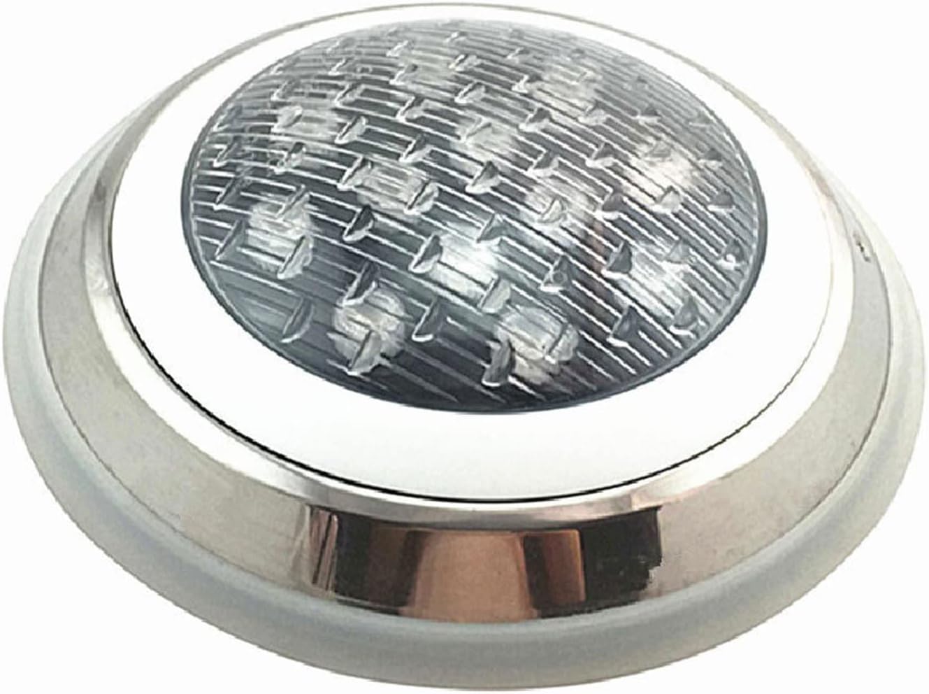 Pond LED Lights أضواء حمام السباحة تحت الماء، مقاومة للماء IP68 RGB ضوء حمام السباحة، 12 فولت تيار مستمر LED التحكم في ضوء حمام السباحة مع جهاز تحكم عن بعد Underwater Spot Light (Color : 54W, Size :