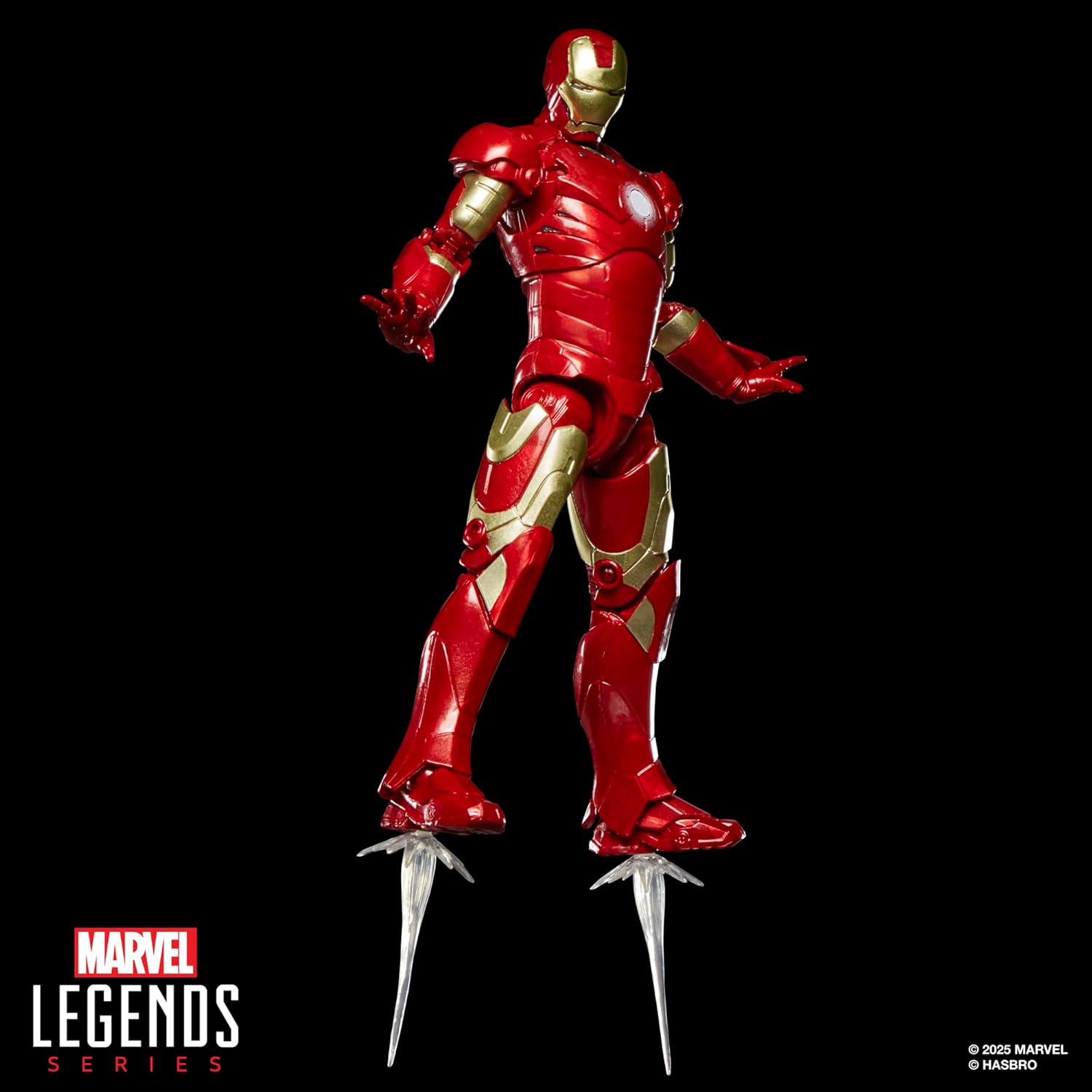 Marvel Legends Series Iron Man Mark III, Iron Man Movie Collectible 6-Inch Scale Action Figure Toy - Image 6