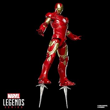Marvel Efsaneler Serisi Iron Man Mark III, Iron Man Film Koleksiyonluk 6-İnç Ölçekli Aksiyon Figürü Oyuncak