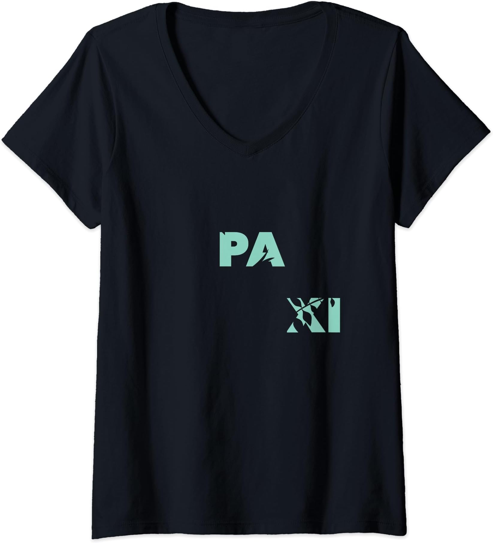 Womens Flower Vacation Island - Travel Paxi V-Neck T-Shirt