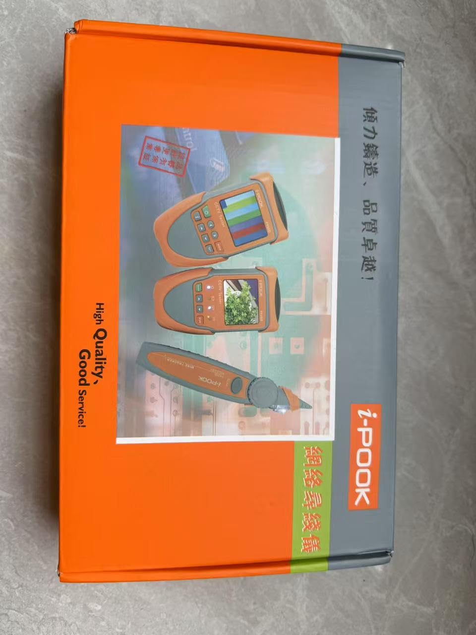 i-POOK precios de fábrica PK69 Series Multi-función 4K H. 264 IP AHD TVI CVI SDI 6 en 1 CCTV probador Verificador 4K Cámara CCTV TESTER(PK69H)