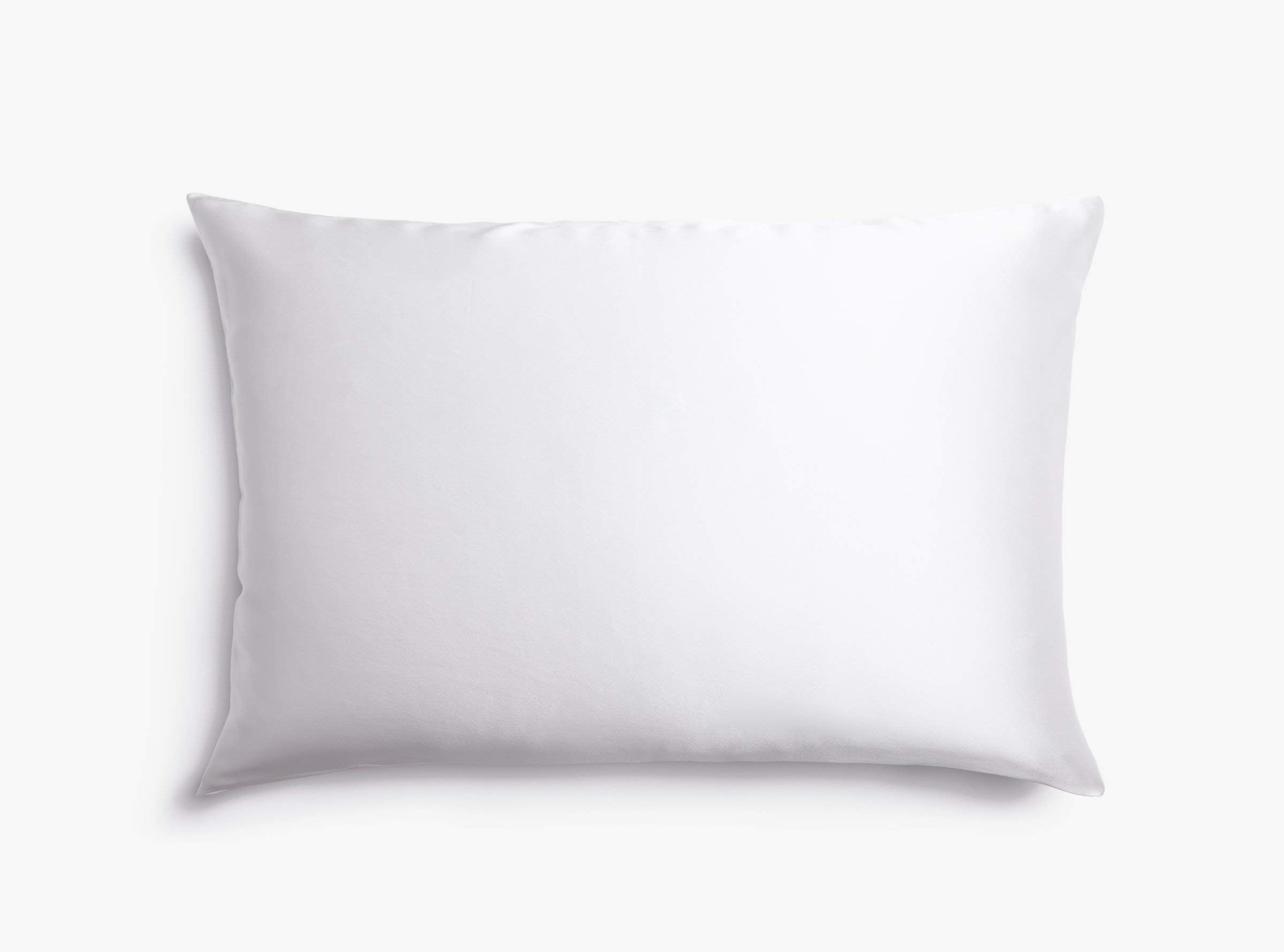 SHINE by NIGHT Vegan Satin Hydrating Beauty Pillowcase (White, Standard) Home
