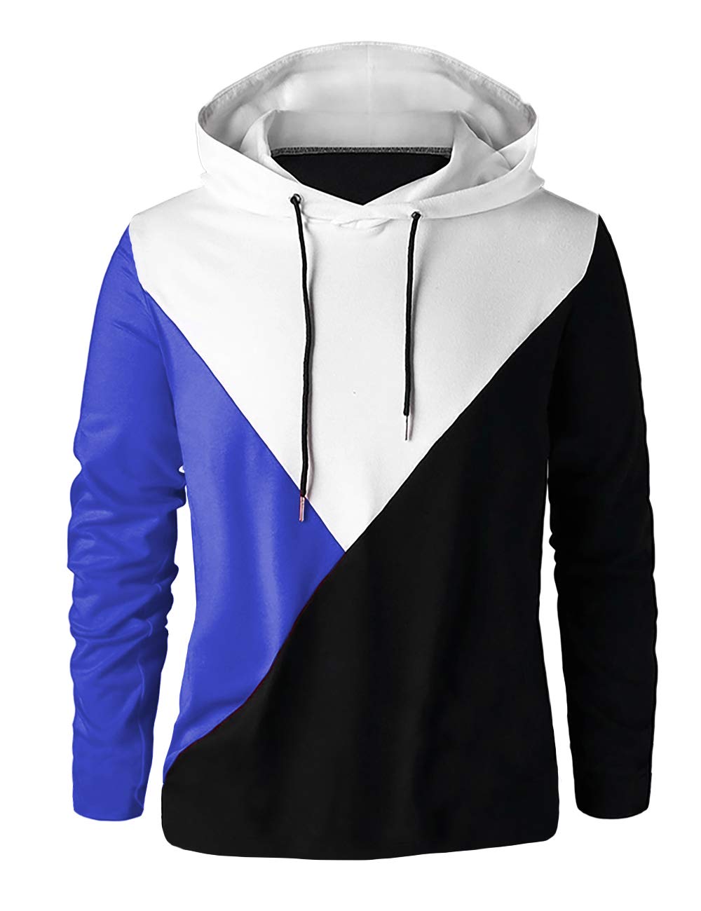 EYEBOGLER Men's Cotton Hooded Neck T-Shirt Sweatshirt