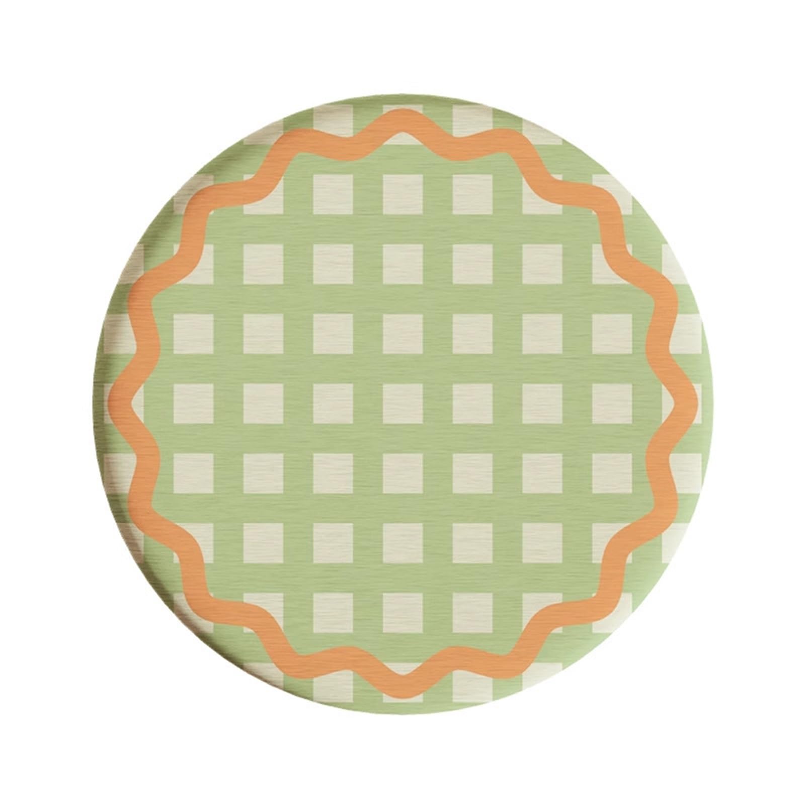 Coaster 1pc Round Heat Resistant Mat Drink Cup Coasters Non Slip Thicken Table Placemat(Color6)