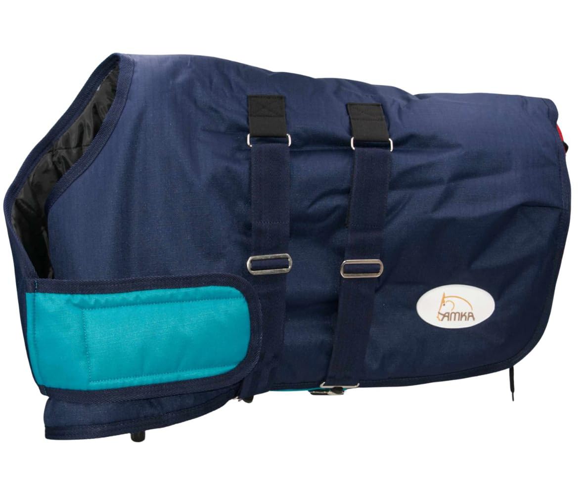 Couverture d'extérieur pour cheval AMKA 600D imperméable couverture de pré modulable 200g