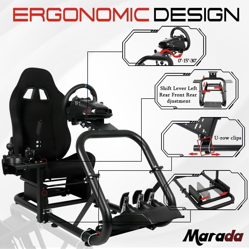 Snapklik.com : Marada Racing Simulator Cockpit