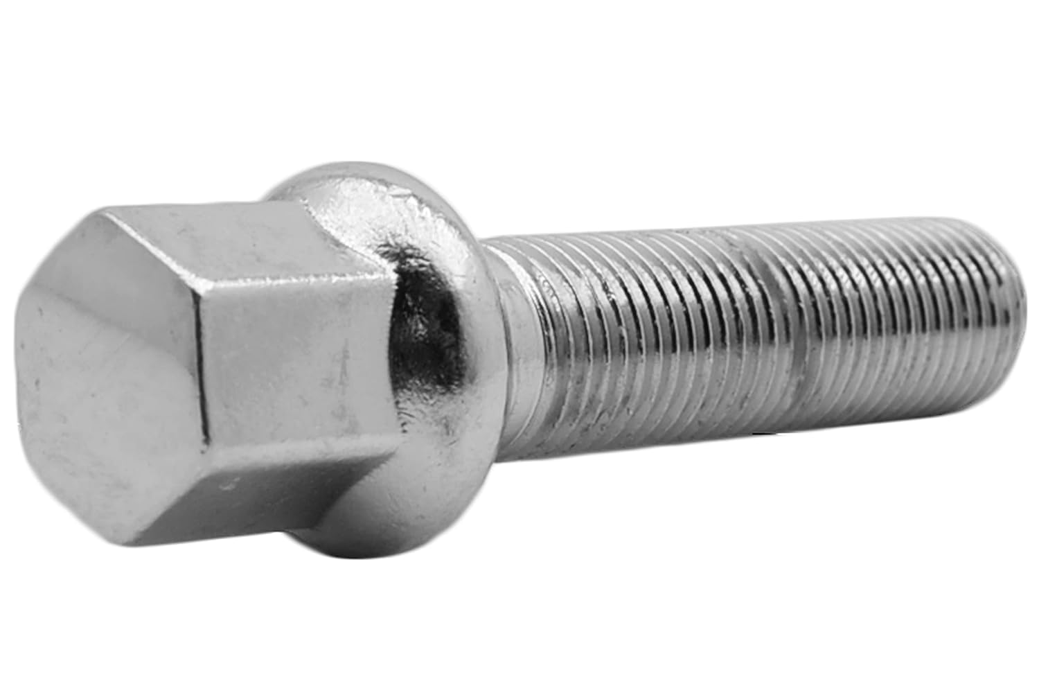 20Pc Chrome 12x1.5 Ball Seat Lug Bolts (40 mm Shank Length) Compatible with Mercedes Benz W203 C230 C320 C55 AMG