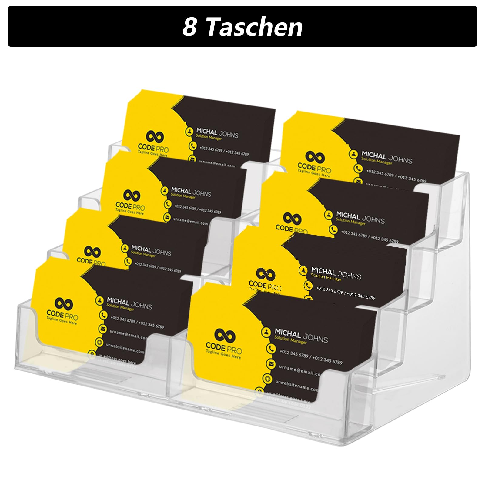 ERINGOGO Lot De 4 Porte-livres En Acrylique Transparent Pour Livres De