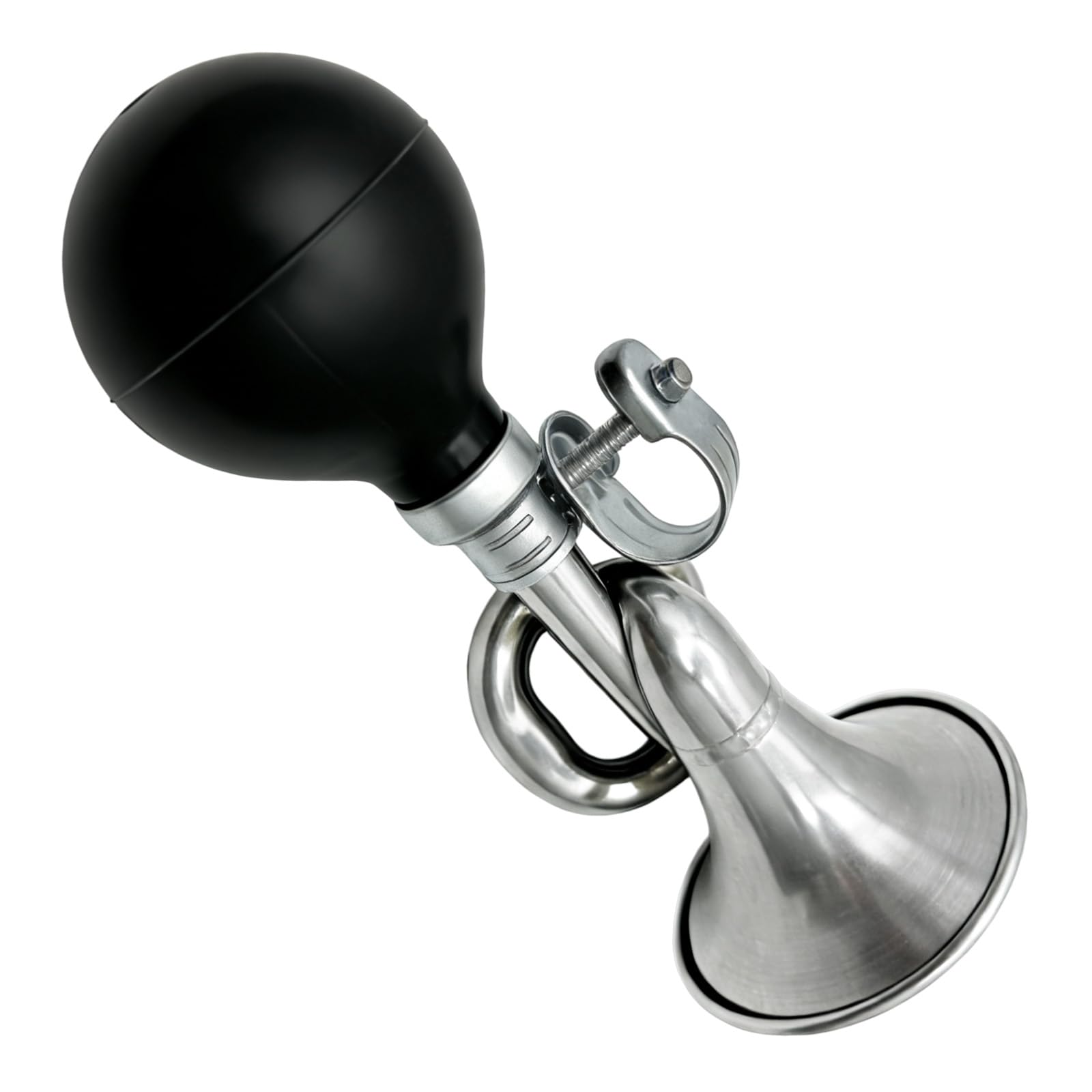 Classic Retro Metal Bicycle Air Horn, Vintage Squeeze Bulb Bugle