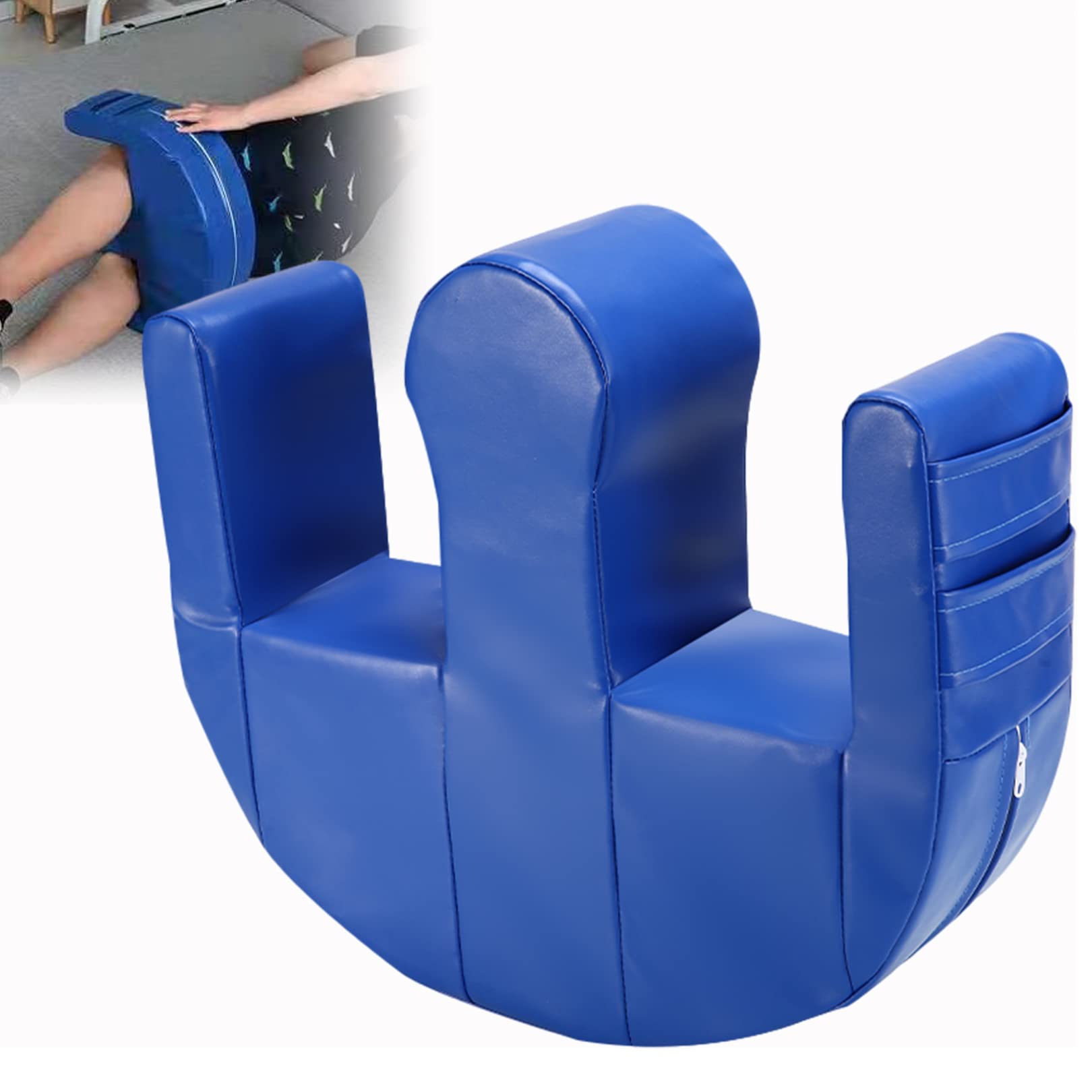 Dispositivo di rotazione a forma di U per pazienti costretti a letto, cuscino di supporto in pelle PU, aiuta gli anziani a girarsi, previene le piaghe da decubito, favorisce la circolazione sanguigna