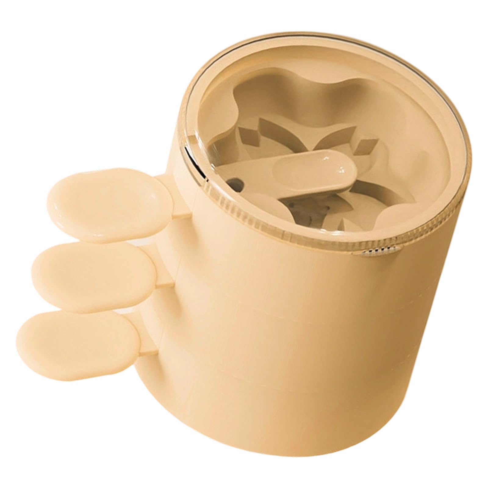 JSGHGDF Flexible 3 Cavity Ice Cream Cone Molds Safe for Freezer and Dishwasher Popsicles Maker with Lid and Handle Food Grade Ice Milk Maker