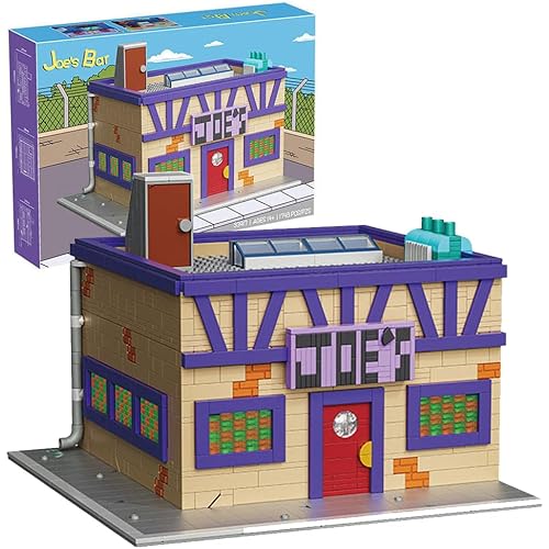 Simpasan Modular Building Kit,Joe's Bar Building Set for Adult, Ideas Gift for Fans, Movie Building House Sets Diner Brick Building Blocks for Adults(1748 Pieces)