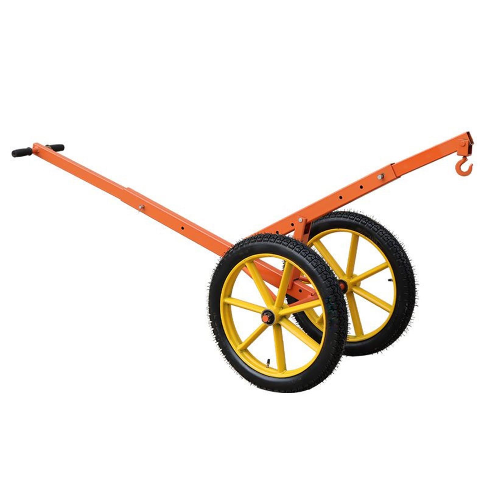 AKFNCJE Steel Adjustable Height Trolley, Multi-position Adjustable