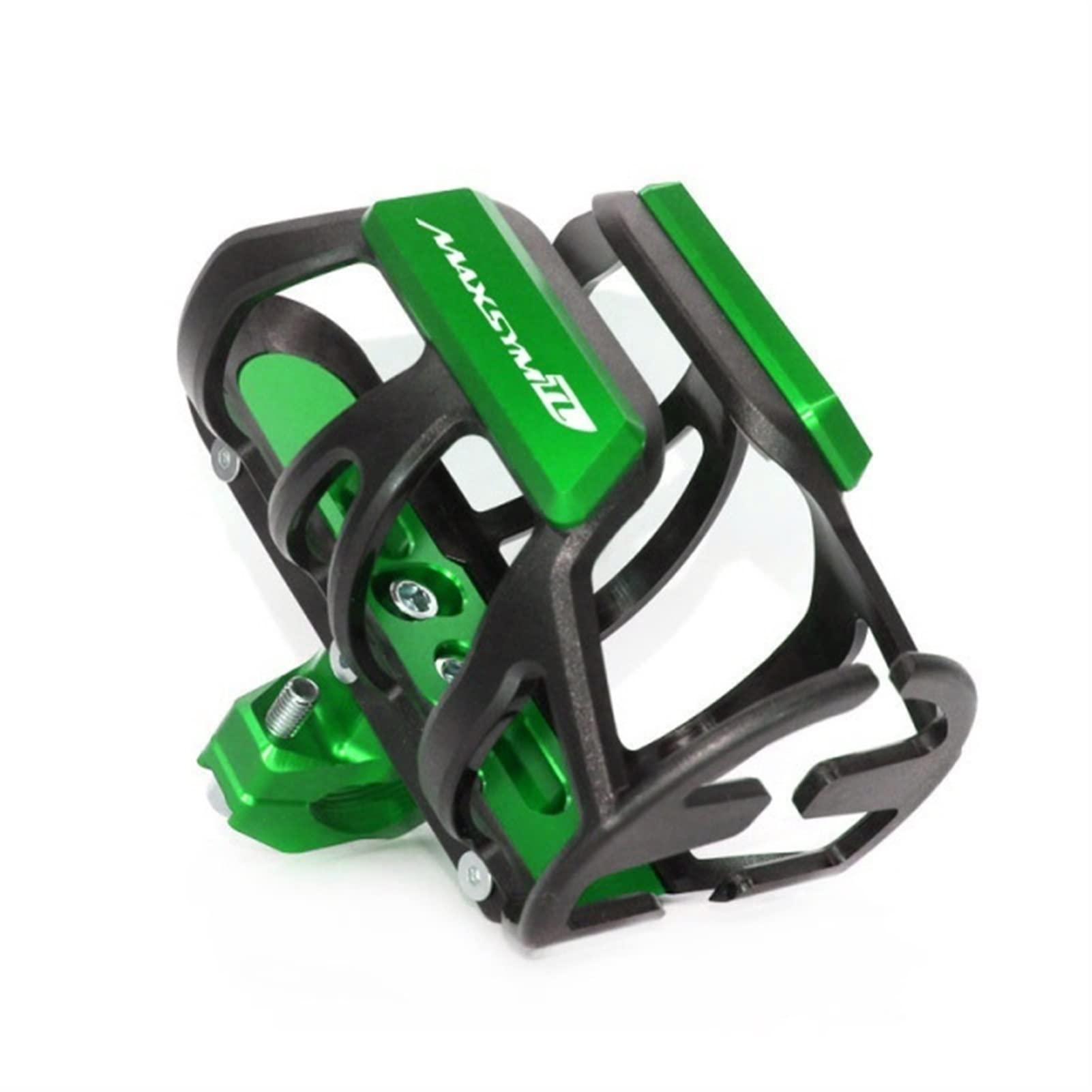 Motorcycle Accessories For SYM MAXSYM TL 500 TL500 MAXSYMTL500 Motorcycle CNC Beverage Water Bottle Drink Cup Holder Mount (Color : Green)