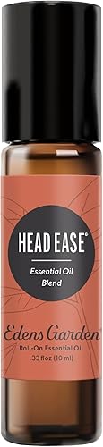 Edens Garden Head Ease Mezcla de sinergia de aceites esenciales, 100 % puro, grado terapéutico (sin diluir, mezcla de aceites esenciales perfumados