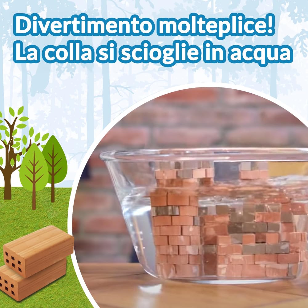 Brick Trick Trefl Casa/House - Costruisci con i Mattoncini, Veri Mattoncini ECO, 290 Mattoni, per Bambini dai 6 Anni