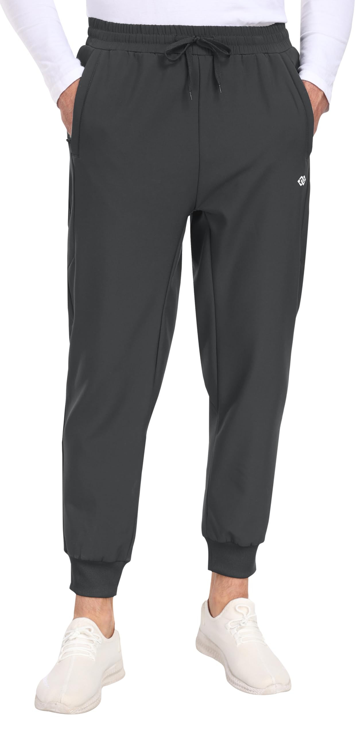 MoFiz Pantalón de Chándal Hombre Jogger Pantalones Deportivos de Forro Polar Cálido Invierno Cargo Pantalón al Aire Libre Multi-Bolsillos con Cremallera