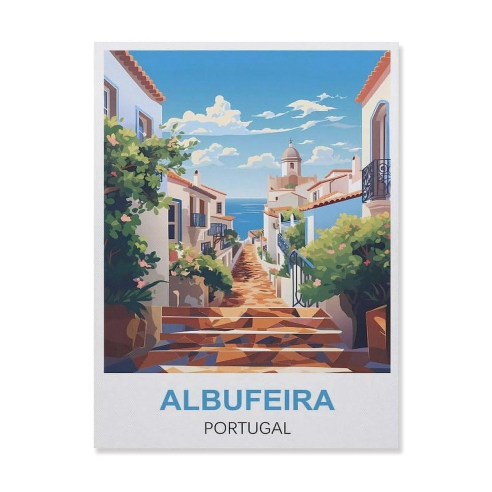 Tin Sign，Albufeira Portugal(15x30cm）