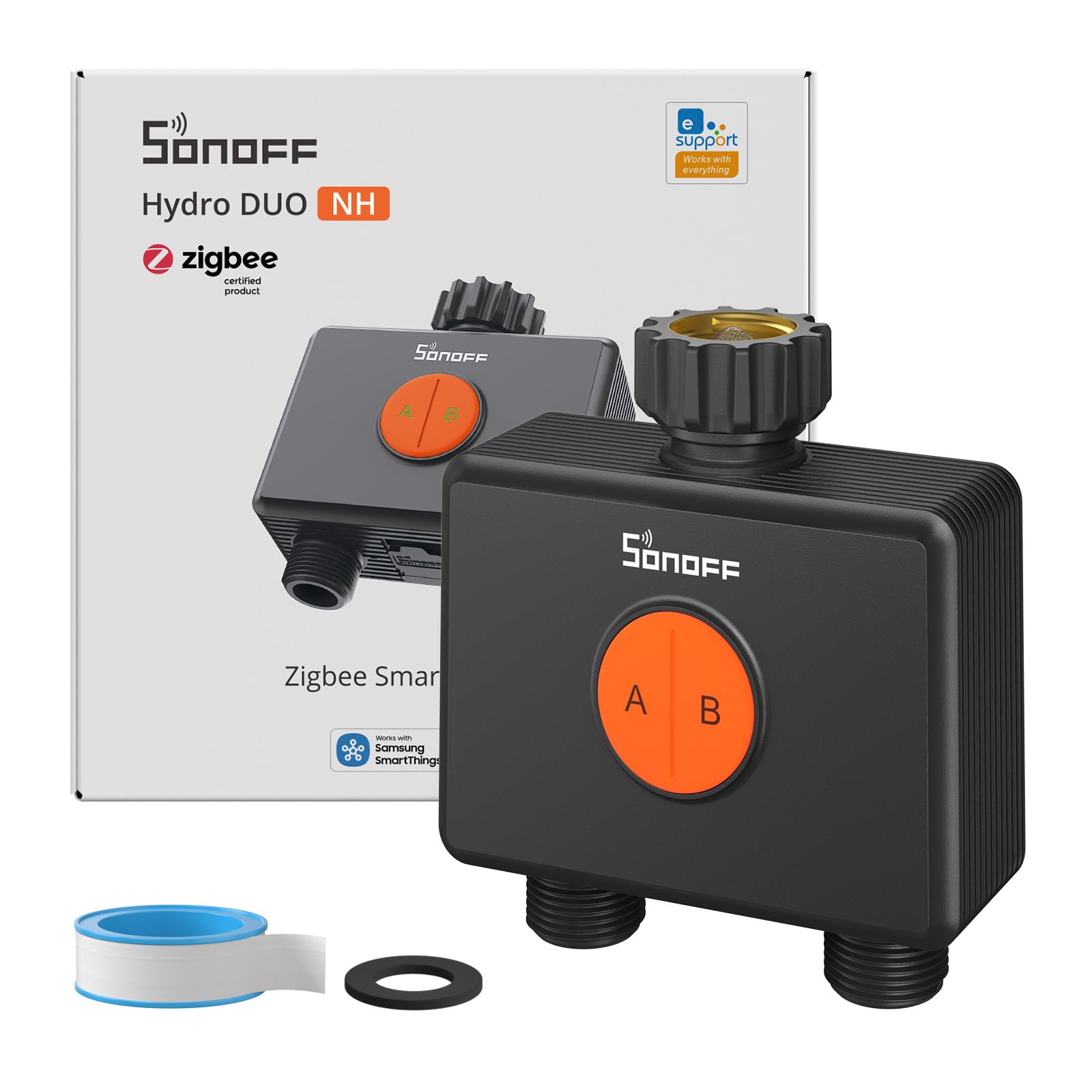 SONOFF SWV-ZF2U Hydro DUO Zigbee Smart 2 Zone Sprinkler Timer