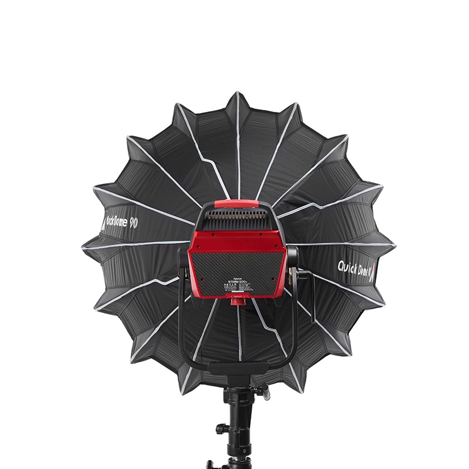 Aputure Quick Dome 90 35in/90CM Bowens Mount Softbox Controlli di illuminazione a configurazione rapida Modificatori per Aputure Storm 700X /80c Amaran 300c/150c/200x/60x S