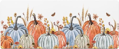 Tapete de baño de otoño para bañera, tapete antideslizante de secado rápido y absorbente, de tierra de diatomeas, para fregadero de cocina, lavable,