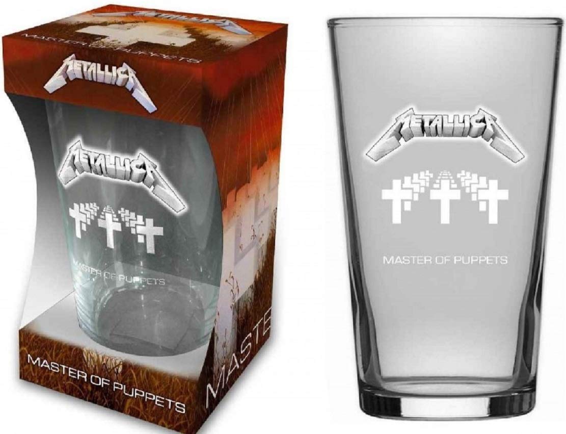 Razamataz Metallica Verre à Bière And Justice For All - 570ml Officiel, Idéal Pour Fans De Thrash Metal