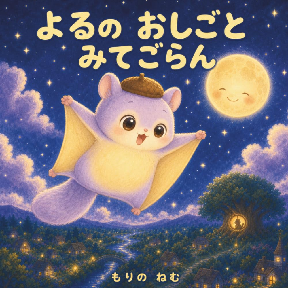 よるの おしごと みてごらん: 「なんでぼくだけ寝るの？」に答える お休み前の読み聞かせ絵本