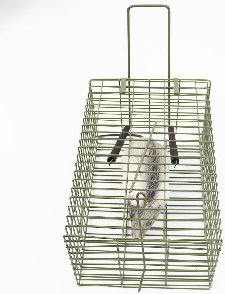 Amazon ネズミ捕り器 ネズミ捕獲かご 鼠捕獲器 カゴ 退治 角型 捕鼠器 マウス対策 無毒無害鉄製 設置簡単 お徳用 ｓ 害獣 害虫対策器