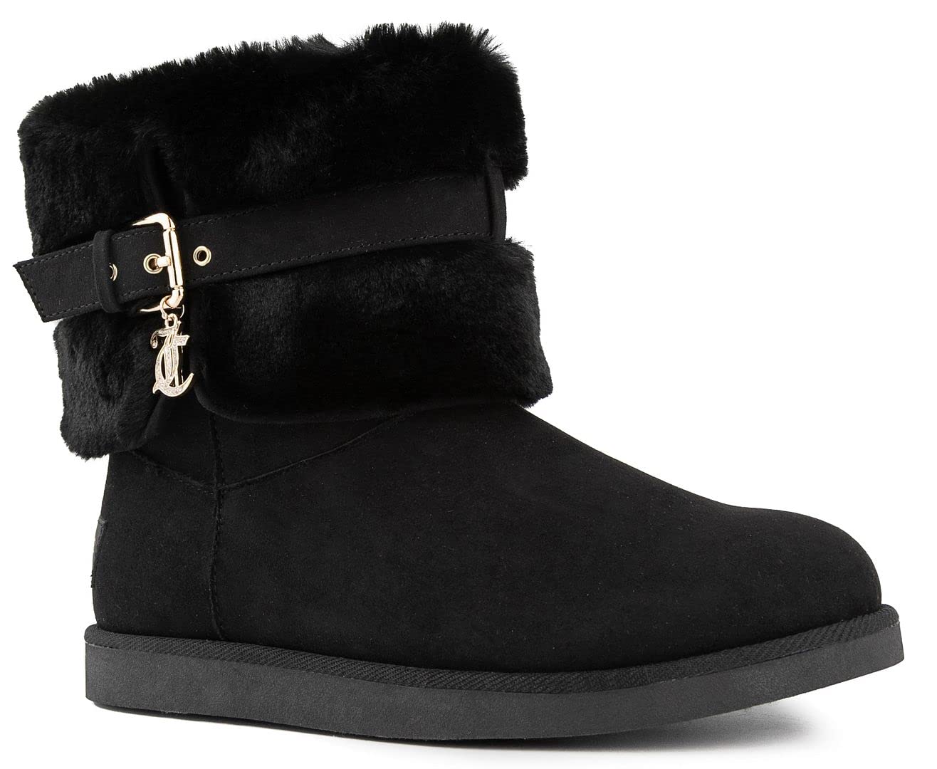 Juicy Couture Womens Slip On Winter Boots Warm Winter Boots