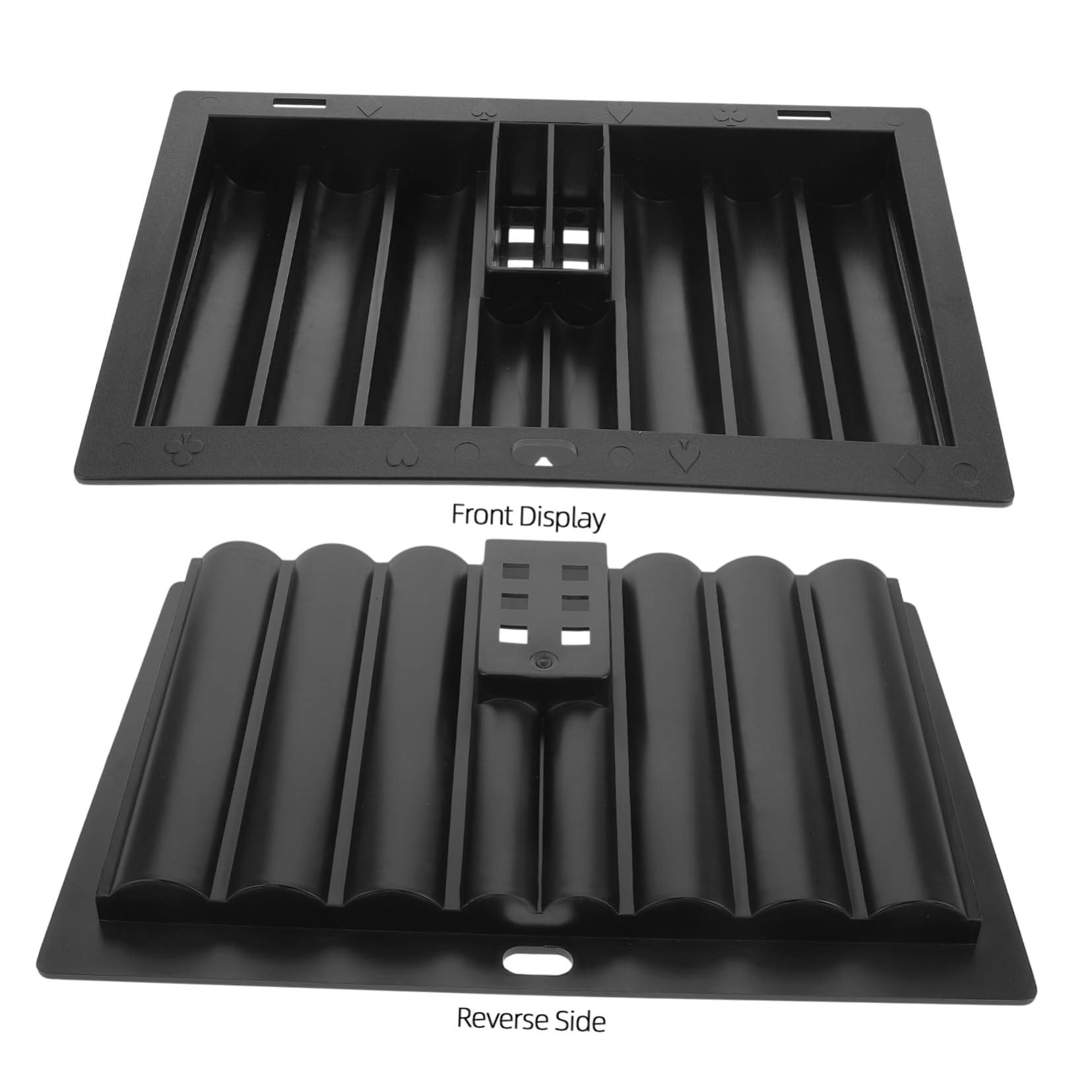 ERINGOGO Acryl Pokerchip Displaygehäuse mit Einzigartigem Design Kompakte Acryl Chipbox für 350stücke Chips für Poker und Brettspiele