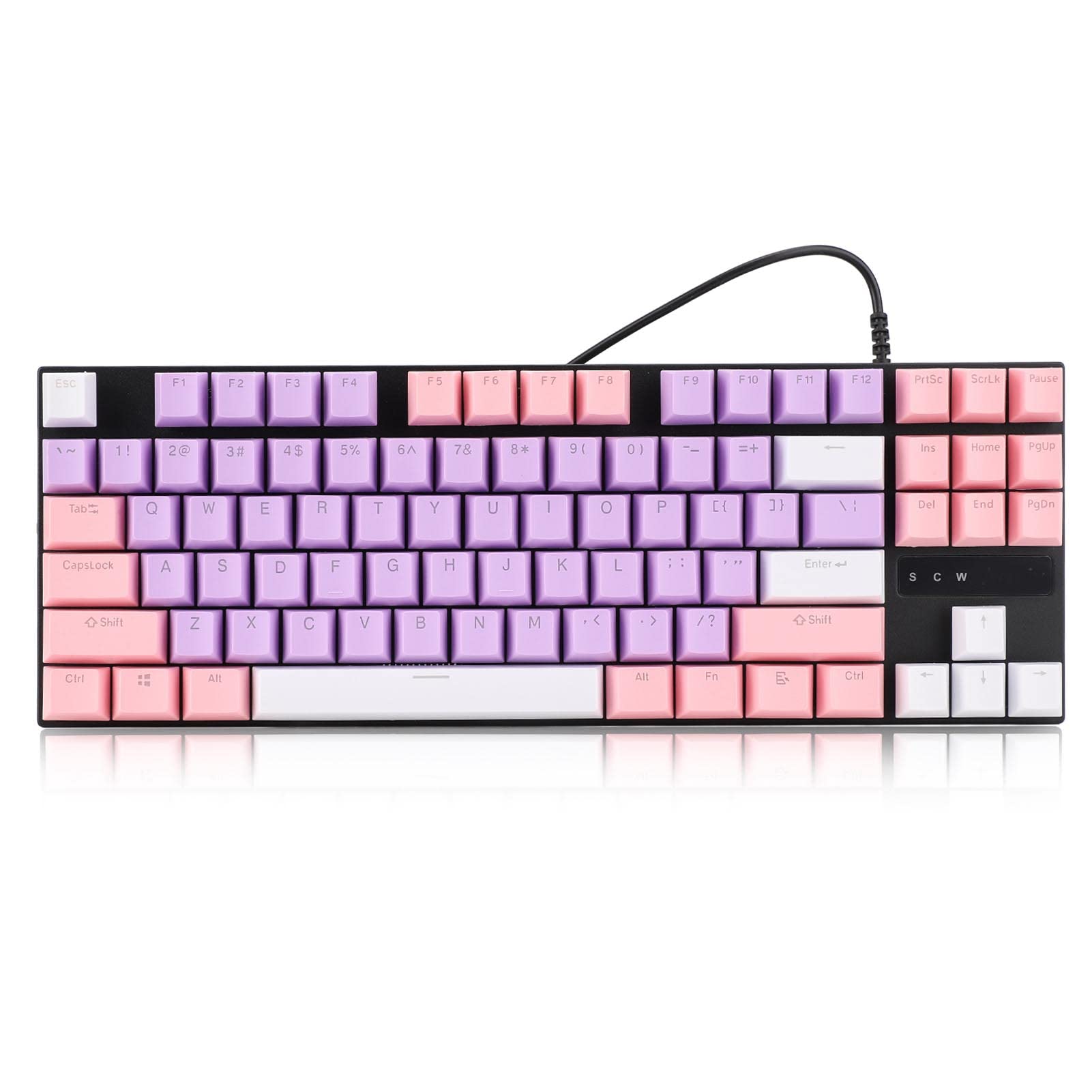Amazon | ブルースイッチメカニカルキーボード、87キーズ