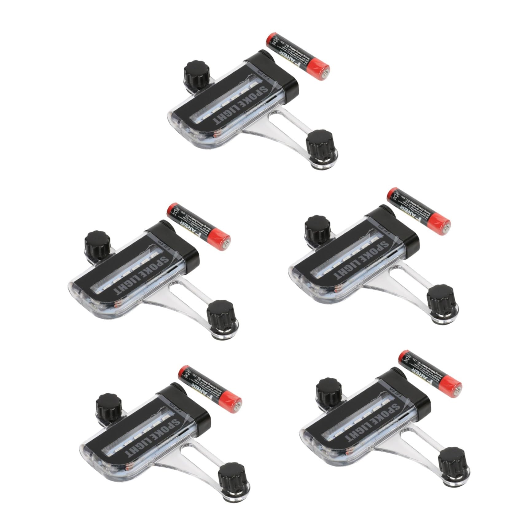 Toyvian Lumières décoratives de Roues moyeu éclairage de Roue de vélo élégant lumières de Roues de vélo Lampe pour Roue LED décor lumière de vélo Feux de vélo Plastique