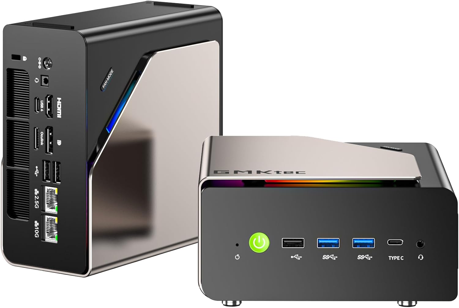 GMKtec T2S AI Mini PC Intel X7 358H 64GB LPDDR5 8533 MT/S 1TB PCIe 5.0 SSD