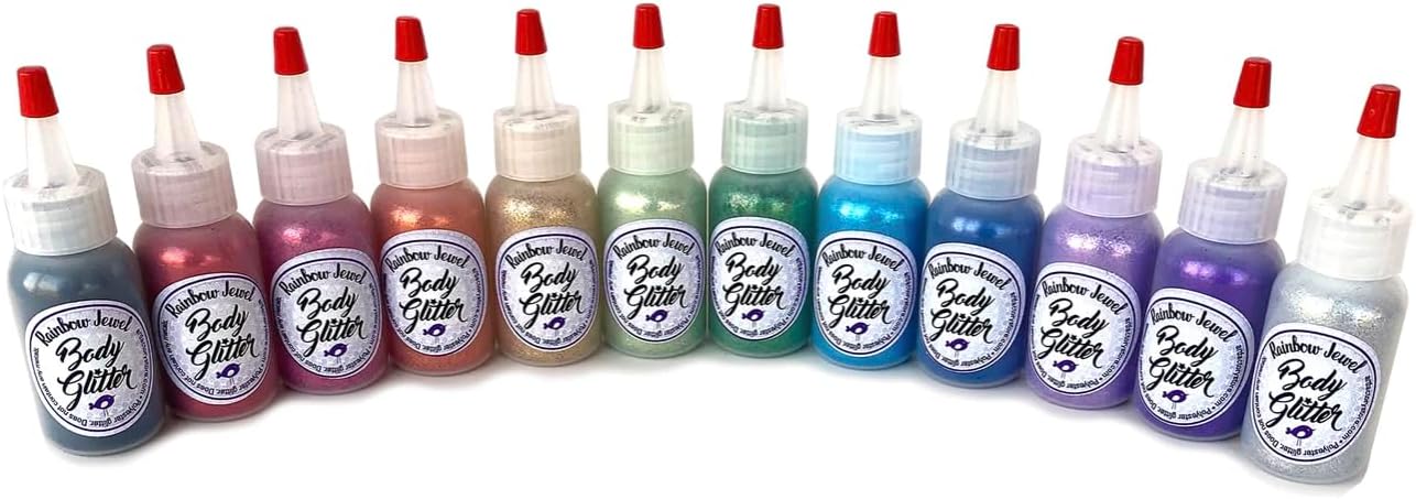 Glitter Tattoos Glitters in Squeeze Bottles Rainbow Glitters