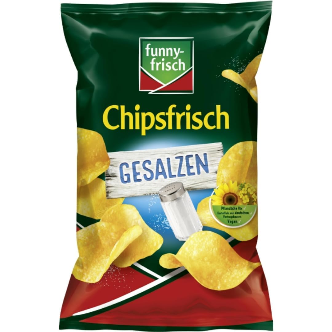 Mit Pufai Grocery, Funny-frisch Chipsfrisch gesalzen Chips Cracker 150 gramm x 10 Stück