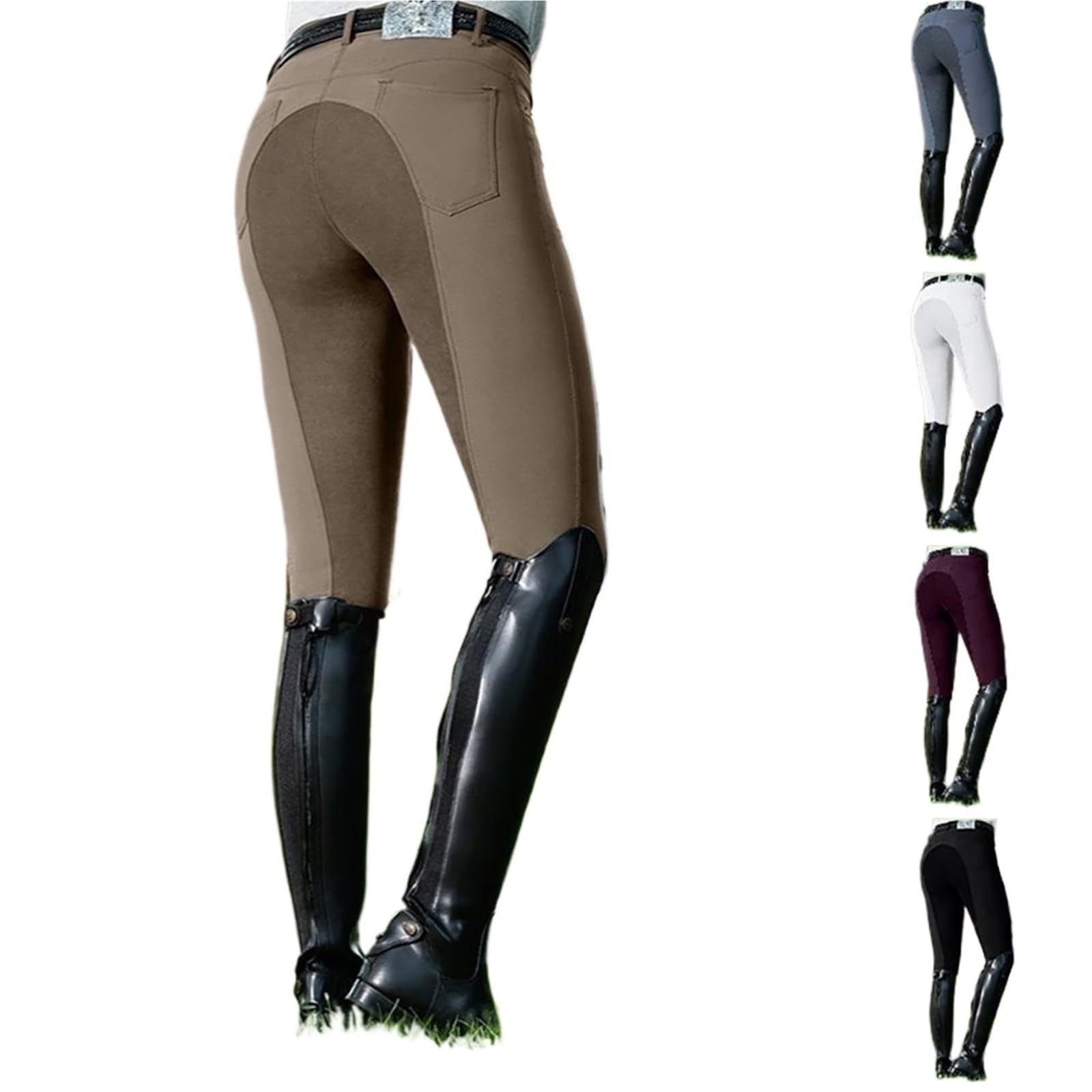 Pantaloni Equitazione Pantaloni da Equitazione, Abbigliamento for Donna, Uomo, Moda, Pantaloni a Vita Alta, Ciclista, Solidi